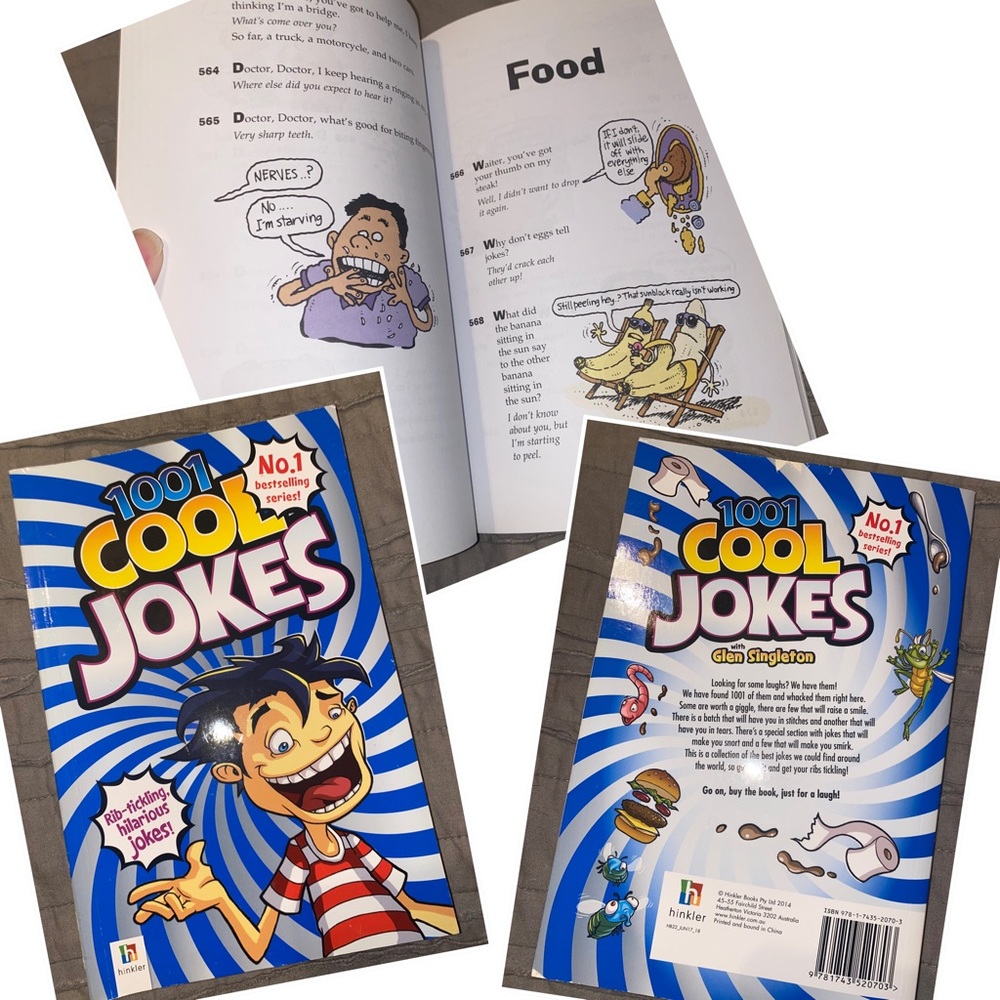 1001 Cool Jokes Book for kids 📚